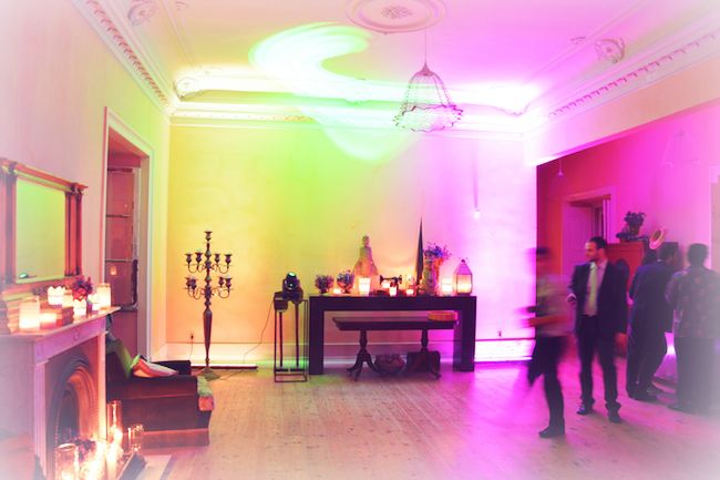 my vintage wedding in portugal dancing room