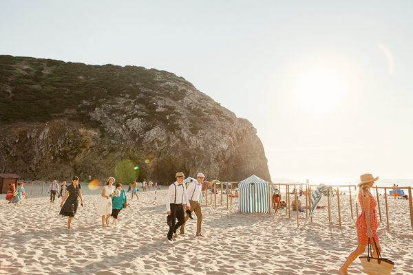 beach wedding in adraga beach
