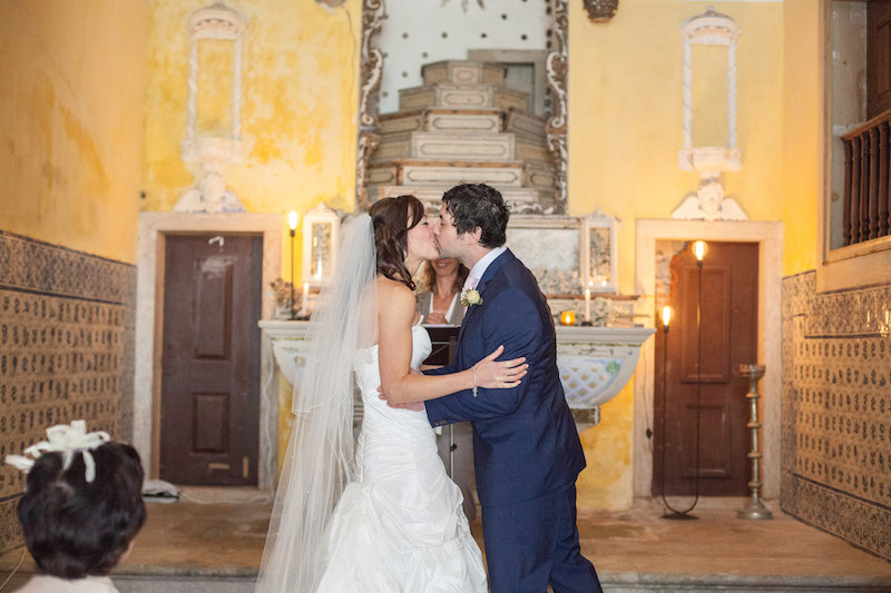 my vintage wedding in portugal wedding church
